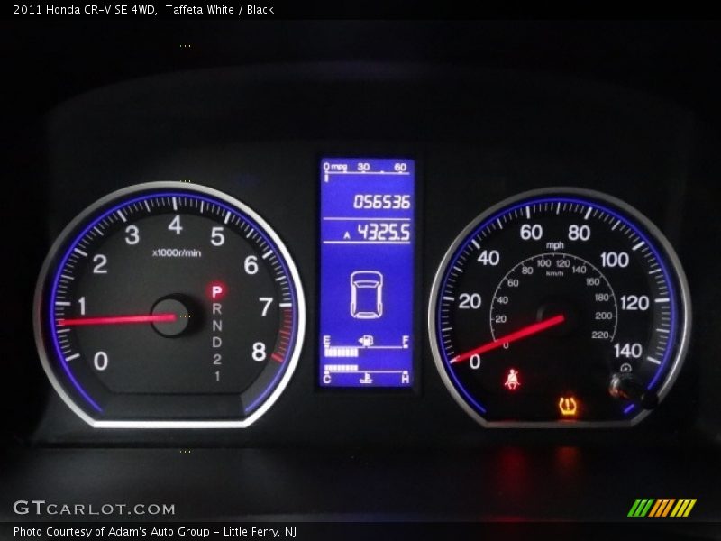 Taffeta White / Black 2011 Honda CR-V SE 4WD