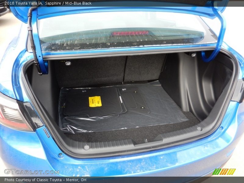 Sapphire / Mid-Blue Black 2018 Toyota Yaris iA