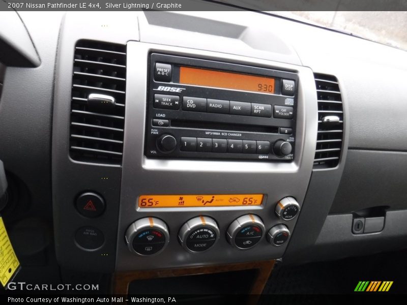 Silver Lightning / Graphite 2007 Nissan Pathfinder LE 4x4