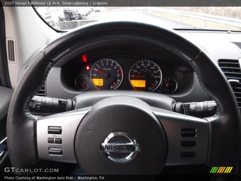 Silver Lightning / Graphite 2007 Nissan Pathfinder LE 4x4