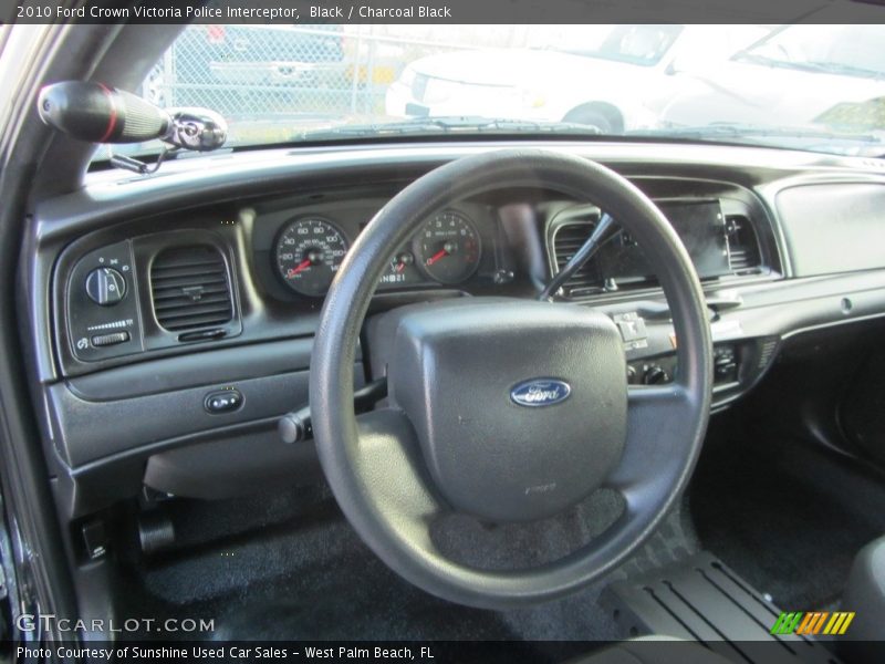 Black / Charcoal Black 2010 Ford Crown Victoria Police Interceptor