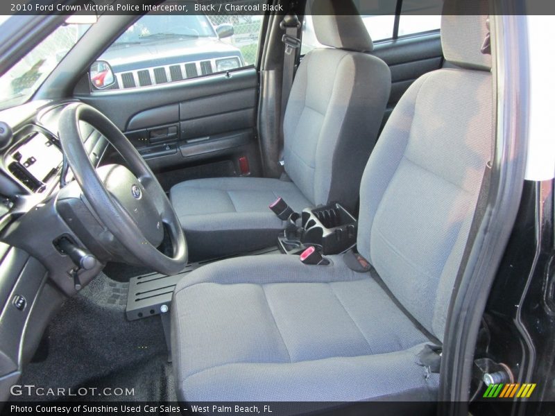 Black / Charcoal Black 2010 Ford Crown Victoria Police Interceptor