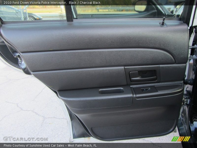 Black / Charcoal Black 2010 Ford Crown Victoria Police Interceptor