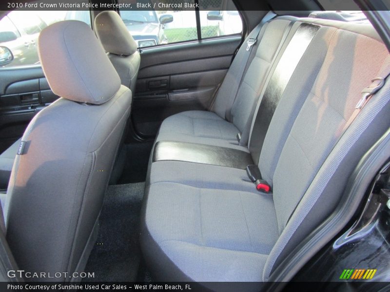 Black / Charcoal Black 2010 Ford Crown Victoria Police Interceptor