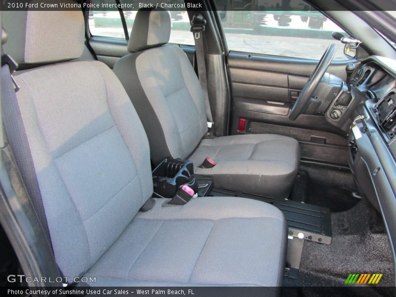 Black / Charcoal Black 2010 Ford Crown Victoria Police Interceptor