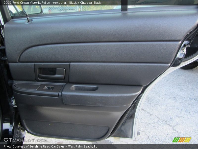 Black / Charcoal Black 2010 Ford Crown Victoria Police Interceptor