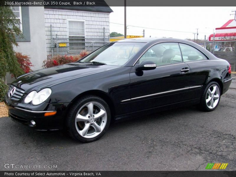Black / Black 2006 Mercedes-Benz CLK 350 Coupe