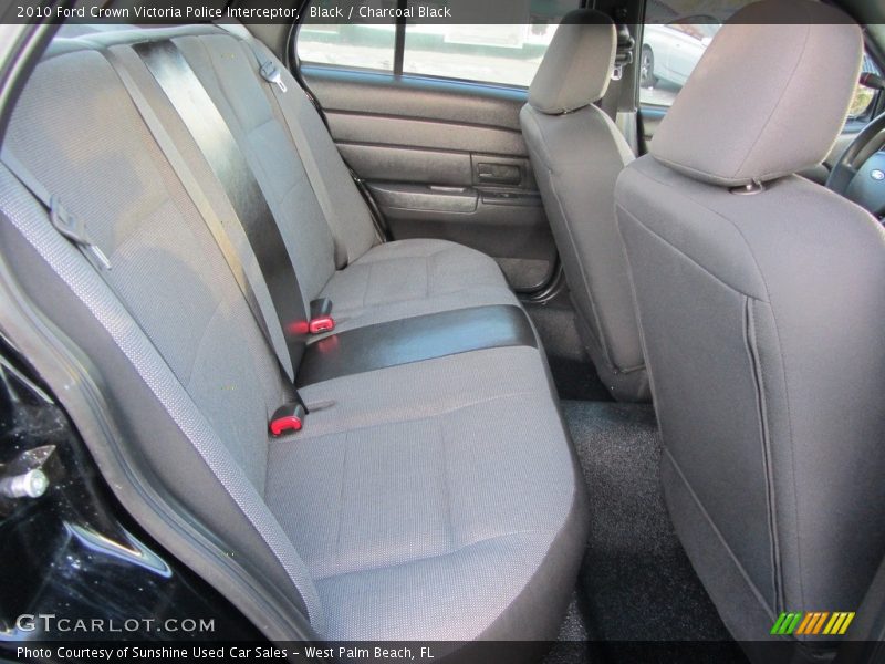 Black / Charcoal Black 2010 Ford Crown Victoria Police Interceptor