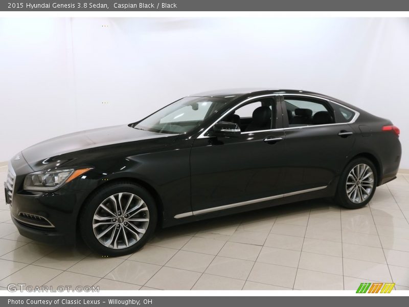 Caspian Black / Black 2015 Hyundai Genesis 3.8 Sedan