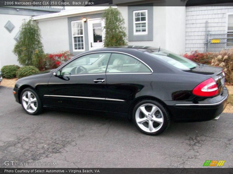 Black / Black 2006 Mercedes-Benz CLK 350 Coupe