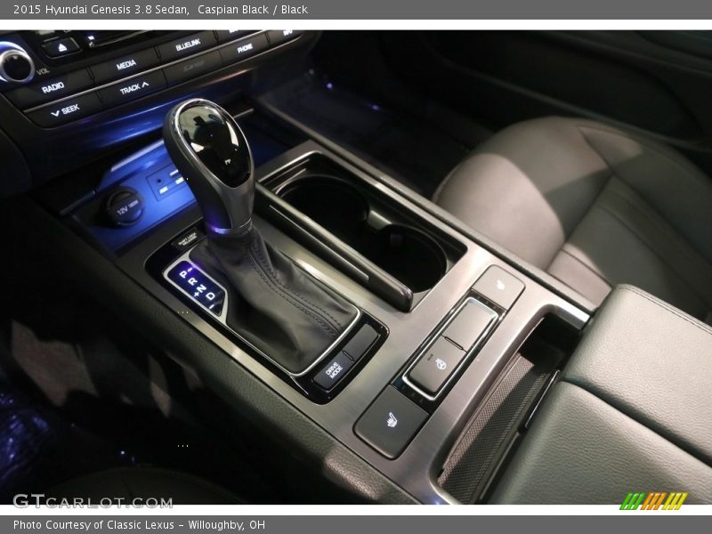 Caspian Black / Black 2015 Hyundai Genesis 3.8 Sedan