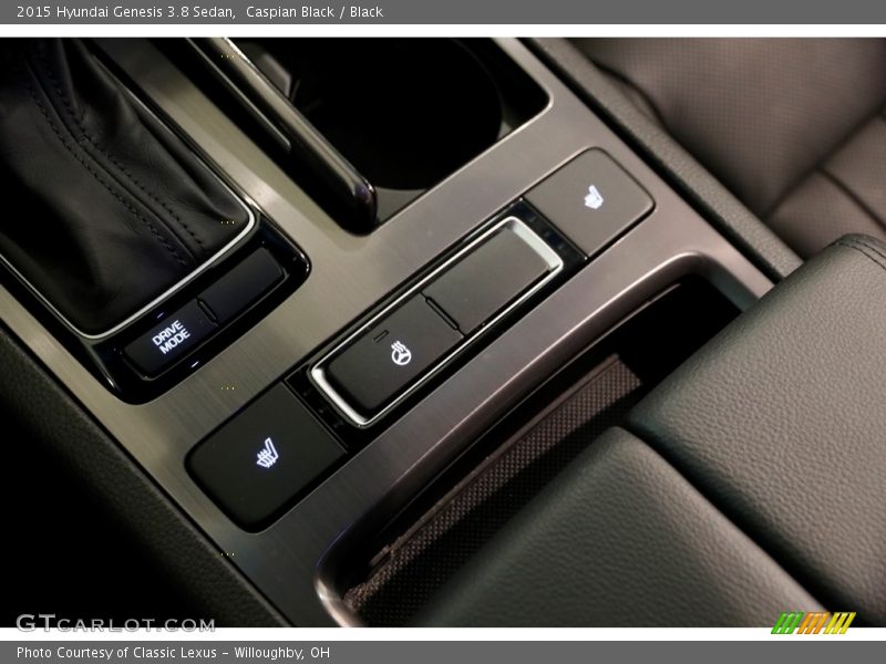Caspian Black / Black 2015 Hyundai Genesis 3.8 Sedan