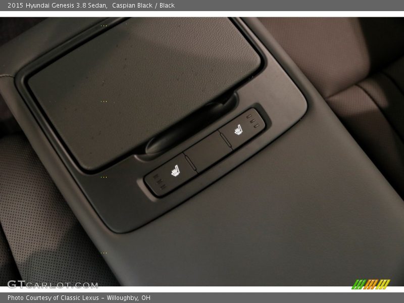 Caspian Black / Black 2015 Hyundai Genesis 3.8 Sedan