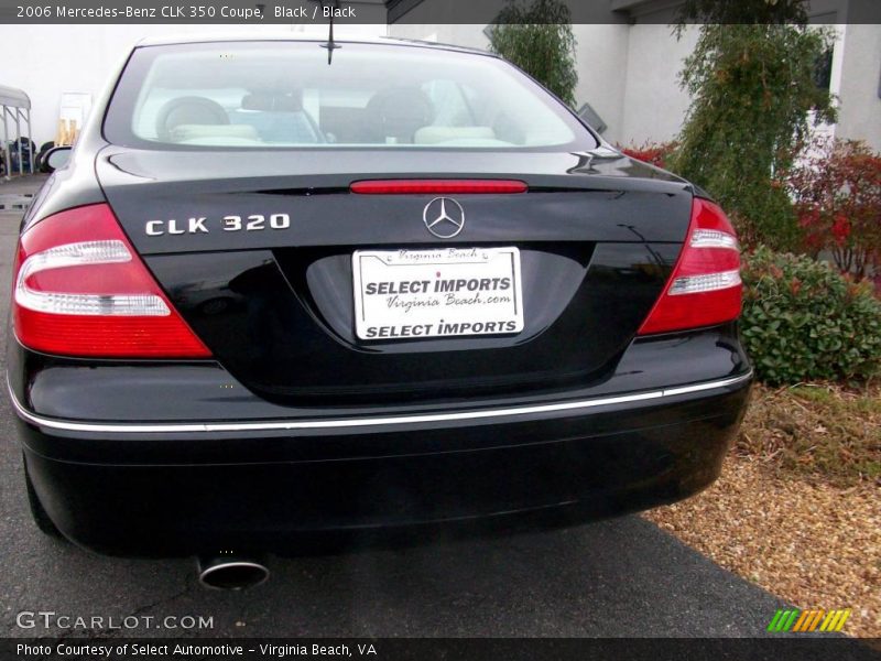 Black / Black 2006 Mercedes-Benz CLK 350 Coupe