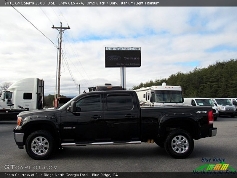 Onyx Black / Dark Titanium/Light Titanium 2011 GMC Sierra 2500HD SLT Crew Cab 4x4