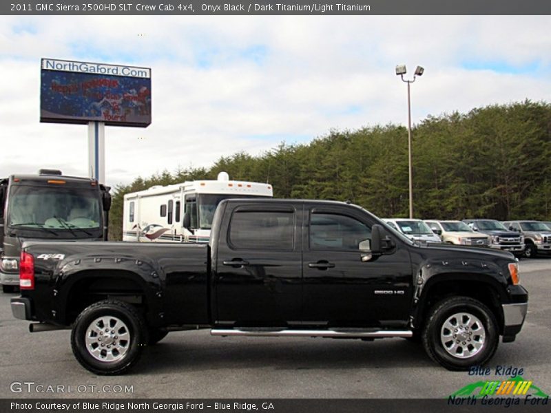 Onyx Black / Dark Titanium/Light Titanium 2011 GMC Sierra 2500HD SLT Crew Cab 4x4