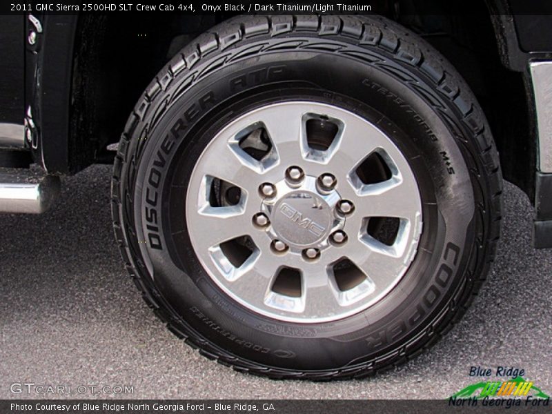 Onyx Black / Dark Titanium/Light Titanium 2011 GMC Sierra 2500HD SLT Crew Cab 4x4