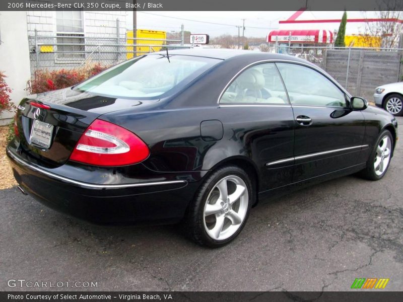 Black / Black 2006 Mercedes-Benz CLK 350 Coupe