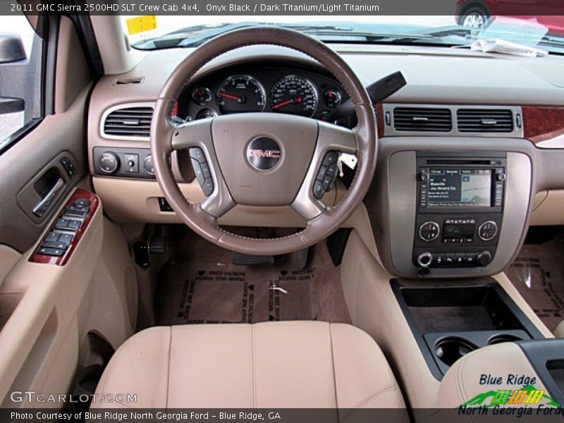 Onyx Black / Dark Titanium/Light Titanium 2011 GMC Sierra 2500HD SLT Crew Cab 4x4