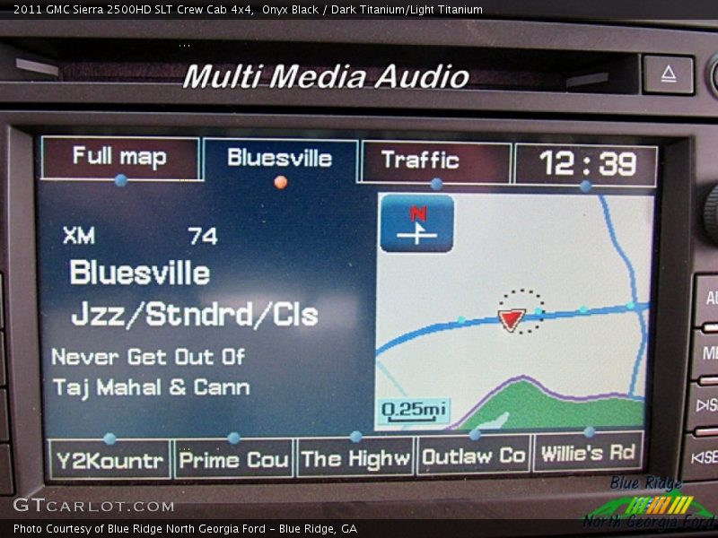 Onyx Black / Dark Titanium/Light Titanium 2011 GMC Sierra 2500HD SLT Crew Cab 4x4