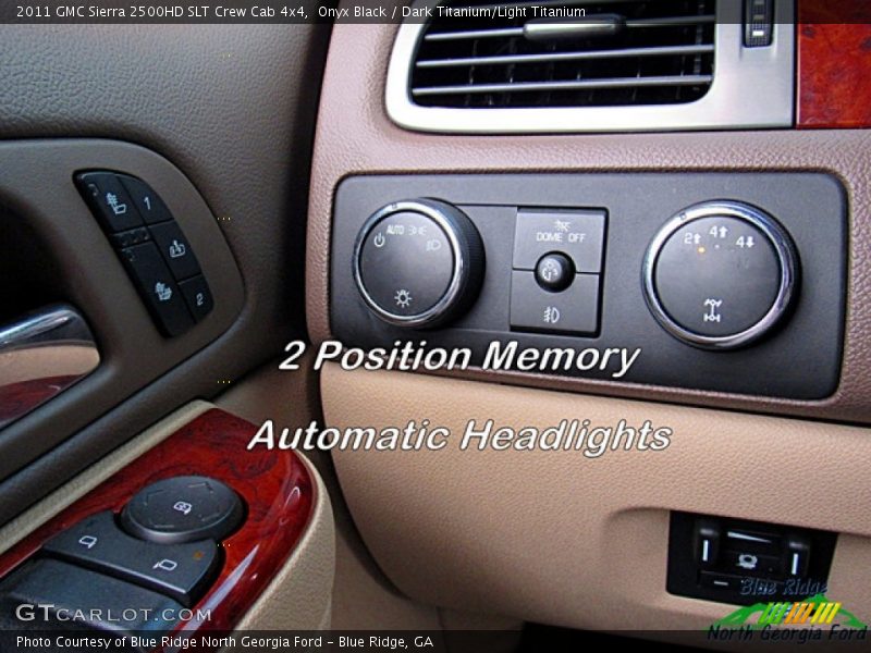 Onyx Black / Dark Titanium/Light Titanium 2011 GMC Sierra 2500HD SLT Crew Cab 4x4