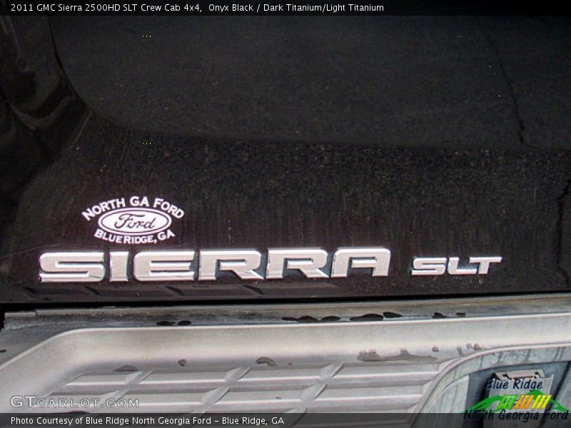 Onyx Black / Dark Titanium/Light Titanium 2011 GMC Sierra 2500HD SLT Crew Cab 4x4