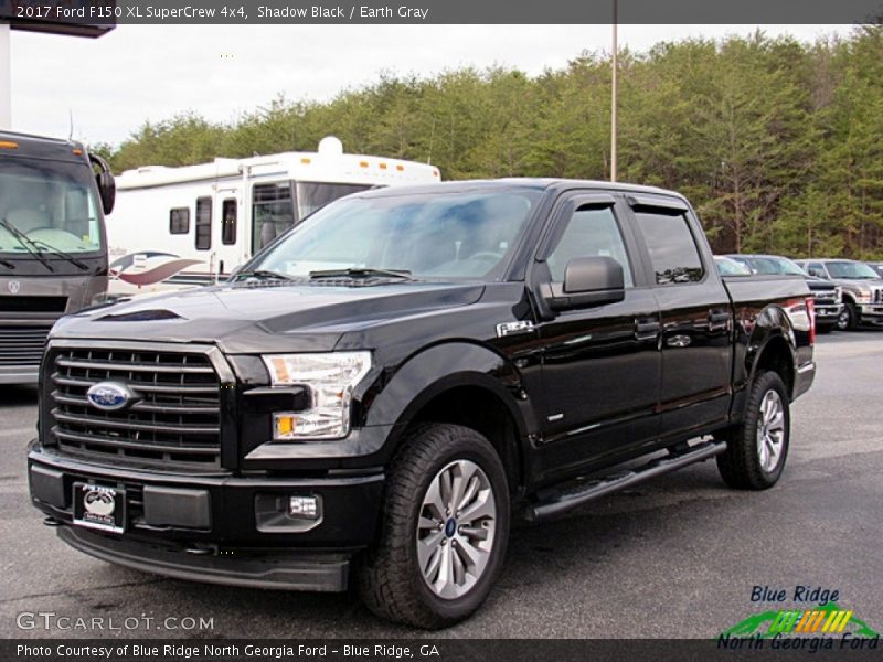 Shadow Black / Earth Gray 2017 Ford F150 XL SuperCrew 4x4