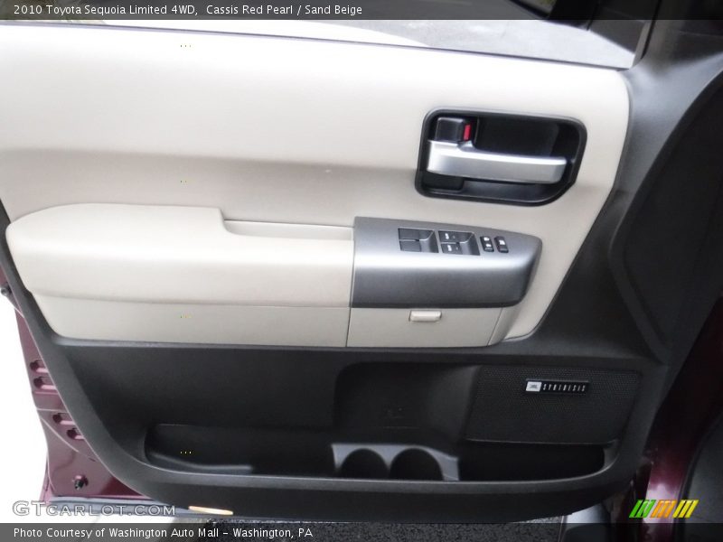 Cassis Red Pearl / Sand Beige 2010 Toyota Sequoia Limited 4WD