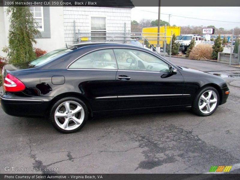 Black / Black 2006 Mercedes-Benz CLK 350 Coupe