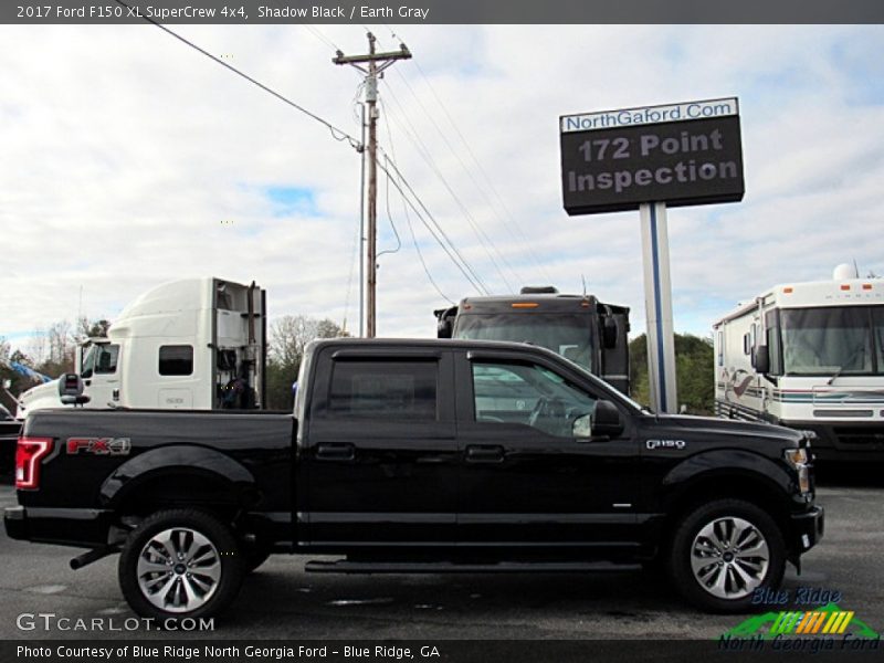 Shadow Black / Earth Gray 2017 Ford F150 XL SuperCrew 4x4