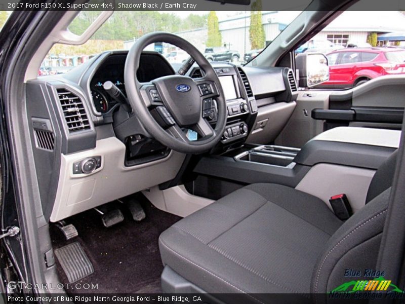 Shadow Black / Earth Gray 2017 Ford F150 XL SuperCrew 4x4