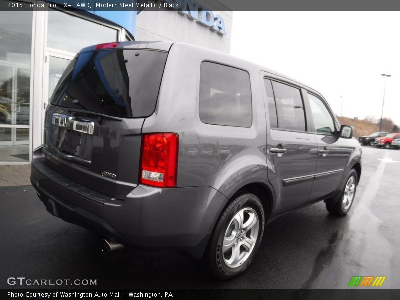 Modern Steel Metallic / Black 2015 Honda Pilot EX-L 4WD