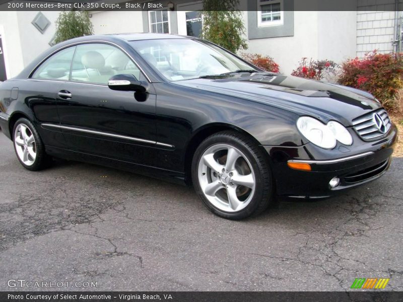 Black / Black 2006 Mercedes-Benz CLK 350 Coupe