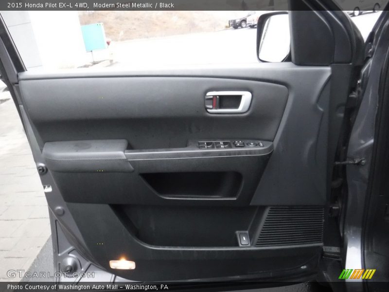Modern Steel Metallic / Black 2015 Honda Pilot EX-L 4WD