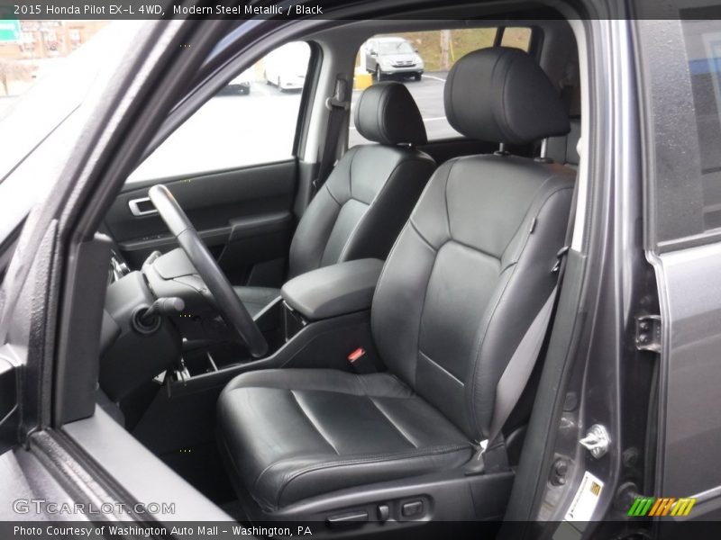 Modern Steel Metallic / Black 2015 Honda Pilot EX-L 4WD