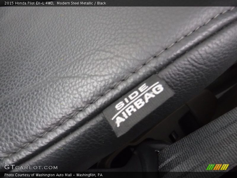 Modern Steel Metallic / Black 2015 Honda Pilot EX-L 4WD