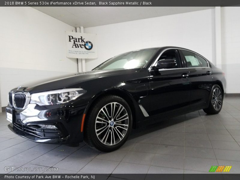 Black Sapphire Metallic / Black 2018 BMW 5 Series 530e iPerfomance xDrive Sedan