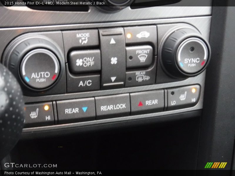 Modern Steel Metallic / Black 2015 Honda Pilot EX-L 4WD