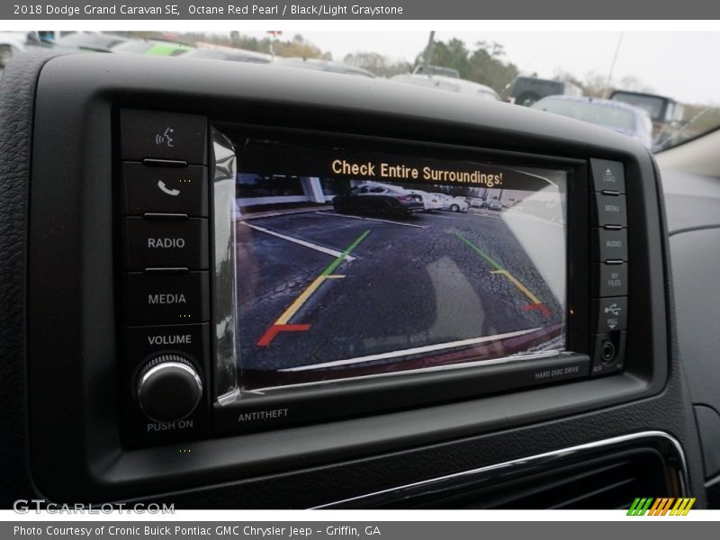 Octane Red Pearl / Black/Light Graystone 2018 Dodge Grand Caravan SE