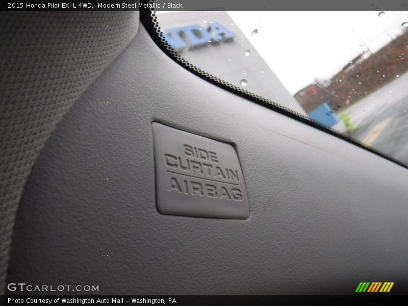 Modern Steel Metallic / Black 2015 Honda Pilot EX-L 4WD