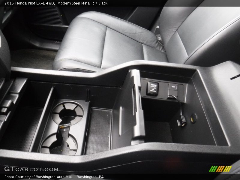 Modern Steel Metallic / Black 2015 Honda Pilot EX-L 4WD