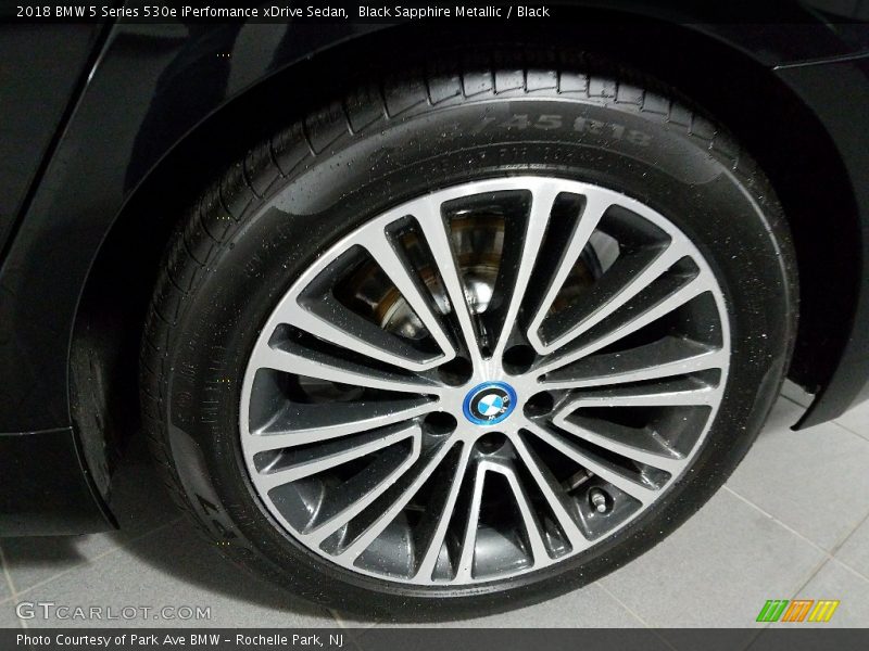 Black Sapphire Metallic / Black 2018 BMW 5 Series 530e iPerfomance xDrive Sedan
