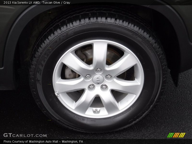 Tuscan Olive / Gray 2013 Kia Sorento LX AWD