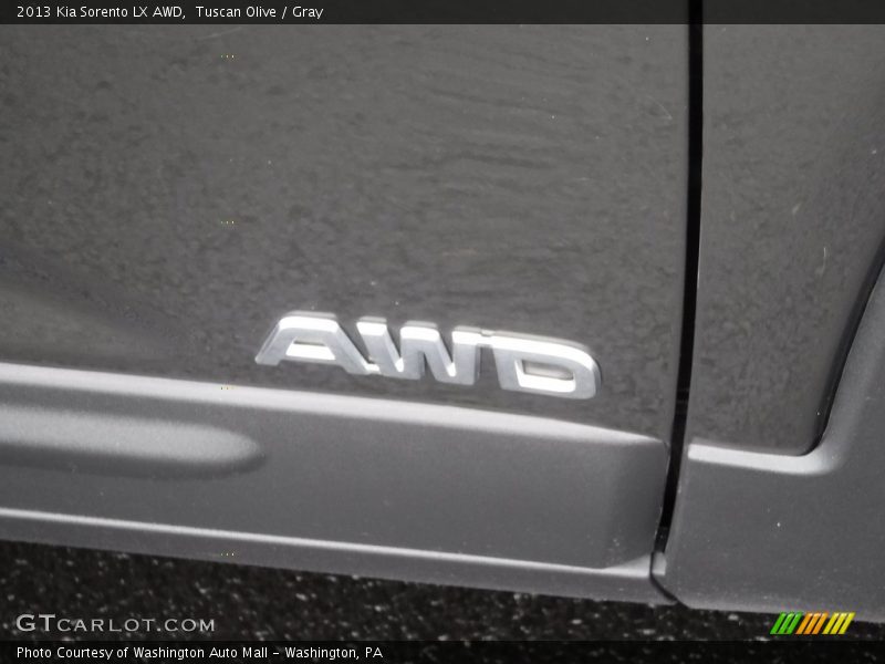Tuscan Olive / Gray 2013 Kia Sorento LX AWD