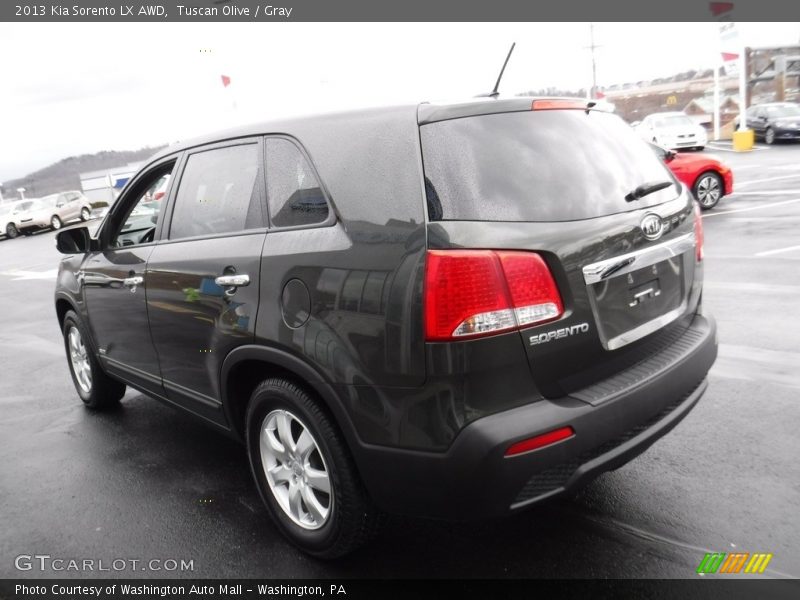Tuscan Olive / Gray 2013 Kia Sorento LX AWD