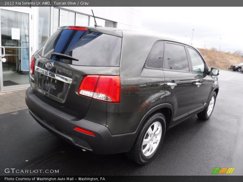 Tuscan Olive / Gray 2013 Kia Sorento LX AWD