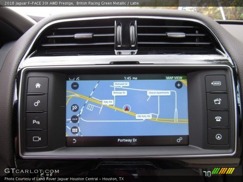 British Racing Green Metallic / Latte 2018 Jaguar F-PACE 30t AWD Prestige