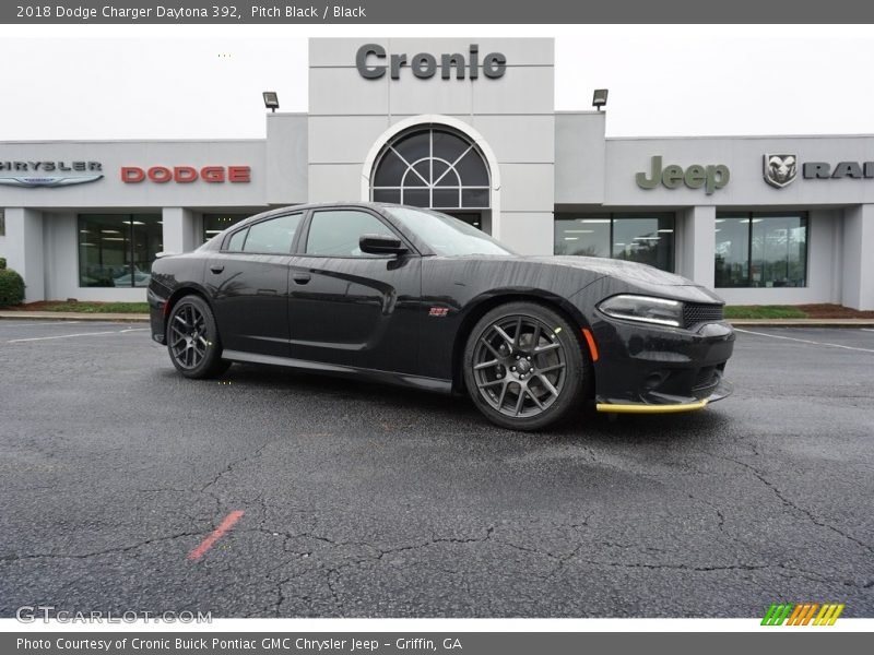 Pitch Black / Black 2018 Dodge Charger Daytona 392