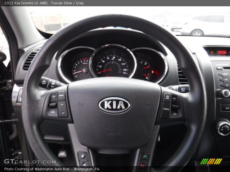 Tuscan Olive / Gray 2013 Kia Sorento LX AWD