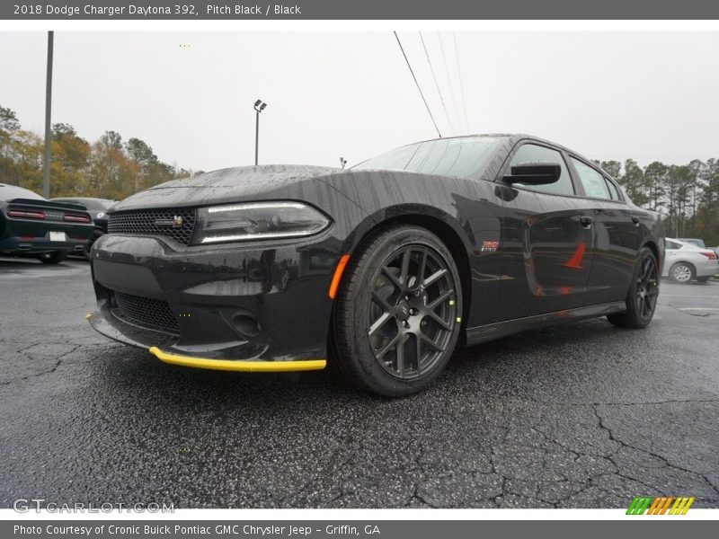 Pitch Black / Black 2018 Dodge Charger Daytona 392